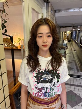ベター(better) 前髪をしっかり立ち上げて扱いやすいゆるふわウェーブパーマ！