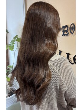 ヘアーラボ ノッシュ 六本松店(Hair Labo Nosh) ベージュ/9レベル/イノアカラー/コテ巻き