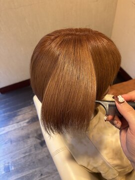 アメリシュシュ 柏(ameri chouchou) 【ameri chouchou 柏】鮮やかなブリーチ高彩度暖色系カラー♪