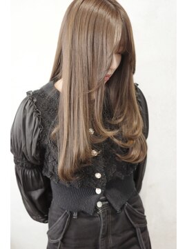 ＊透明感◎外国人風オリーブベージュ/色素薄いカラー/レイヤー＊