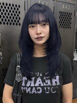 クペウヘイヴン(cope'u HAVEN)&nbsp;原宿/ウルフカット レイヤー デザインカラー ルーツカラー