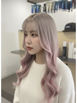 チオ(Chio) ピンクグラデーションエクステ