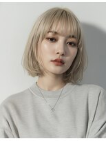 アクセスムーン 東海店(Access Moon)&nbsp;着物ヘア/大人ガーリー/ダークアッシュ/似合わせカット/東海駅