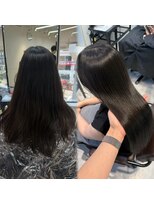 ザシェノンウメダ(THA CHAINON UMEDA) 着物ヘア/大人ガーリー/ダークアッシュ/似合わせカット/心斎橋