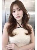 韓国風/ロングレイヤー/くびれ巻き/横浜駅/髪質改善