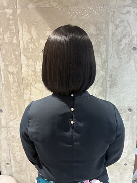 シーインフィニート 人形町店(C∞) 簡単なアイロン動作で1番扱いやすい丸みのあるボブ◎