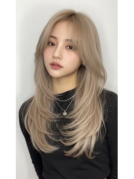 チャチャブラン アミー(cha-cha Blanc Amie) レイヤー×ミルクティーベージュ