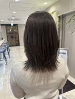 クララ ヒロシマセカンドフロア(CLALA Hiroshima 2nd floor) くびれボブ×オリーブベージュ