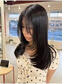 ワンホンレイヤー/ミルクティーブロンド/ダークブルー/木更津