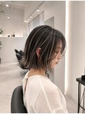 ショートカットレディースウルフカット前下がりボブウルフボブ