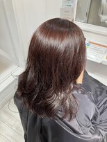 ニコヘアデザイン(nico hair design) 【チェリーブラウン】くびれレイヤー/クラゲヘア