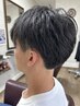 【メンズに人気】メンズカット+毛流し　￥3450
