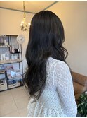 艶感たっぷり暗髪ロング
