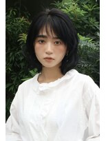 ルーツ 浅草店(roots)&nbsp;韓国風ニュアンスボブ×シースルーバング