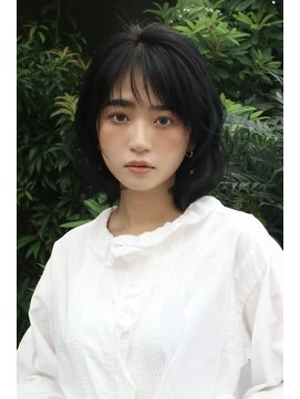 ルーツ 浅草店(roots) 韓国風ニュアンスボブ×シースルーバング