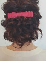 ヘアガーデンランカ(hair garden Lanka)&nbsp;ゆる編み込みアップスタイル♪