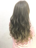 ラウレア(Laule'a)&nbsp;【ラウレア新福島】外国人風グラデーションベージュアッシュ