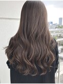 ブリーチなし アッシュベージュ 髪質改善