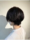 秋スタイル！カーキグレージュマッシュショート！！