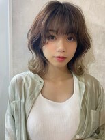 アールクリップ 表参道(arclip)&nbsp;サラ艶ロングレイヤーカットレイヤーボブサイエンスアクア