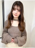 【山田】シースル前髪クアンクカールヘルシースタイル