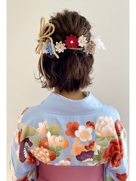 グランアージュ 錦糸町(grandage) ゆるふわアレンジ ハーフアップ 袴 卒業式 二次会 結婚式a