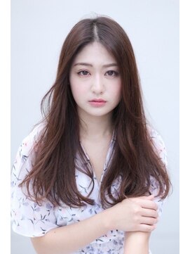 ブローチェ ココア(Broche cocoa) かき上げセンターパート