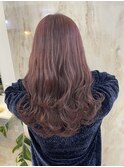 魅力倍増カール/セミディ/シアーカラー/ダークアッシュ/姫カット