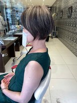 アース 福岡天神赤坂店(HAIR & MAKE EARTH)&nbsp;ハイライトショート