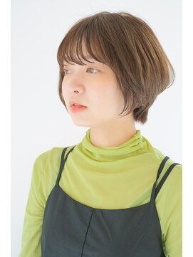 ヘアサロンガリカアオヤマ(hair salon Gallica aoyama) ひし形ショートボブマッシュ/大人可愛い丸み小顔愛され<青山>
