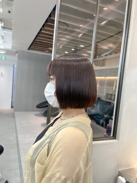 ロンドシエル 横浜(Lond ciel) 【阿部もえる】ラインが綺麗なのが可愛いボブ