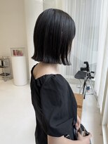 ハイブ 金沢(Hive)&nbsp;10代20代切りっぱなしボブぷつっとカット縮毛矯正髪質改善