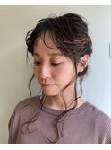 ｛ルーズに◎｝ヘアアレンジ