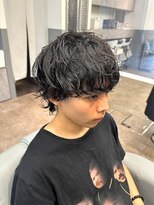 ノイセル 西本町(Noisyle)&nbsp;マッシュウルフソフトスパイラルパーマ無造作パーマミニウルフ