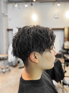 アイリーヘアデザイン(IRIE HAIR DESIGN) 【IRIE HAIR赤坂】メンズマッシュ×スパイラルパーマ×刈り上げ