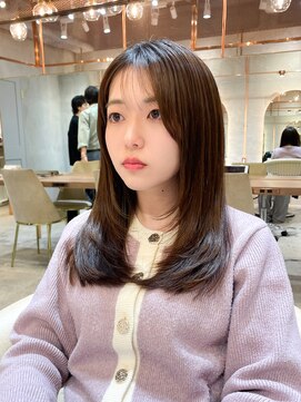 ロンド エスポワール 錦糸町(Lond espoir) 韓国レイヤーカット顔周りくびれグレージュ髪質改善