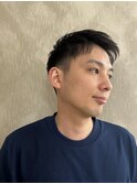 ツーブロック×アップバングスタイル