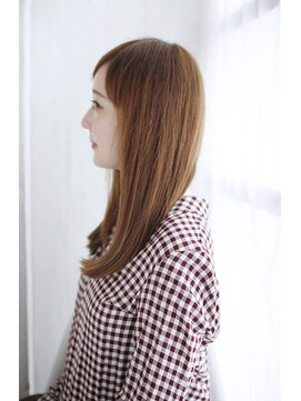 シュシュット(chouchoute) レイヤーカットウェットヘアデザインカラーオリーブベージュ/091