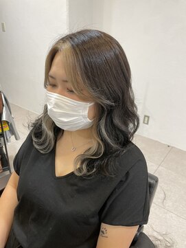 アークヘアーリンク 古川橋店(Arc hair Link) フェイス×インナーミルクティー
