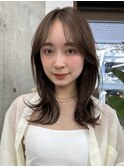 くびれミディ.韓国.韓国ヘア.レイヤーカット.ミディアムレイヤー