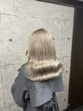 エススウィート(S SWEET) ミルクティーグレージュ  透明感カラー  大人ハイトーンカラー