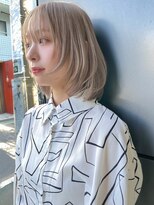 トルネード(TORNADO) ブロンドベージュ フェイスレイヤーボブt7323