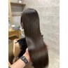 縮毛矯正ケアルーガ＋艶髪カラー＋似合わせカット\37400→\27500