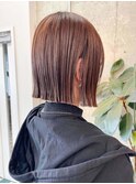 イメチェン/ホワイトブロンド/外ハネボブ/美髪/栄/矢場町r101