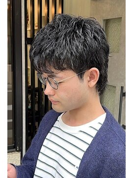 スナッグルサロン(SNUGGLE SALON) スパイキーショートウルフピンパーマフェザーショートワンカール