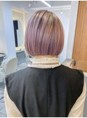 丸ボブペールトーンラベンダー横浜　成田