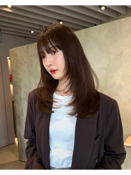 ロアンザトウキョウ(L'EANE THE TOKYO) レイヤーカット×ブラウンカラー【荒谷進介】