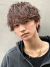 《メンズ人気》骨格修正カット+カラー+髪質改善Aujuaトリートメント￥13900