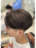 アッシュ 池袋店(Ash)&nbsp;センターパート／曲がる縮毛矯正／メンズ縮毛矯正 ＃池袋駅