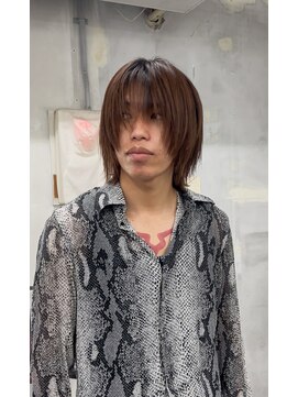 マーシー(MAAAAAC) Y2Kレイヤーボブウルフ メンズ